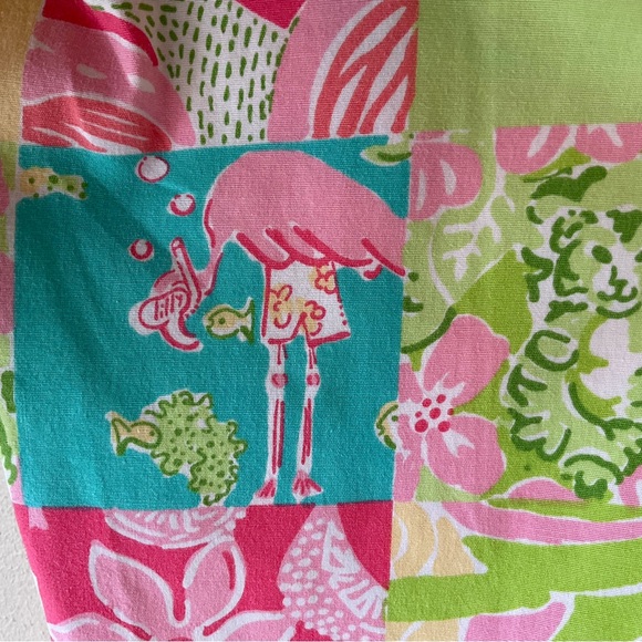 Lilly Pulitzer Vintage ‘90’s Patchwork Cropped Pants Size 0 - Picture 9 of 13